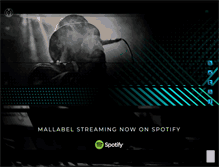 Tablet Screenshot of mallabelmusic.com
